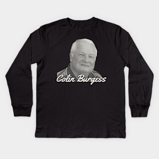 Retro Burgess Kids Long Sleeve T-Shirt